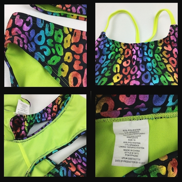 Swimsuit Bundle Tankini & One Piece for Girls Size 14 - Picture 11 of 13